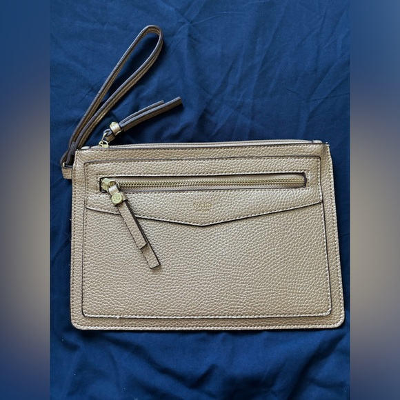 Tutilo New York Gold Wristlet - faux leather - Picture 2 of 8
